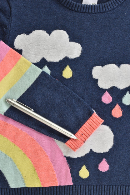 Target Size 5 Rainbow Knitted Jumper