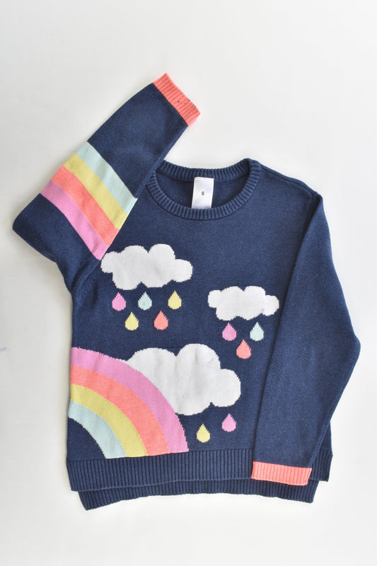 Target Size 5 Rainbow Knitted Jumper