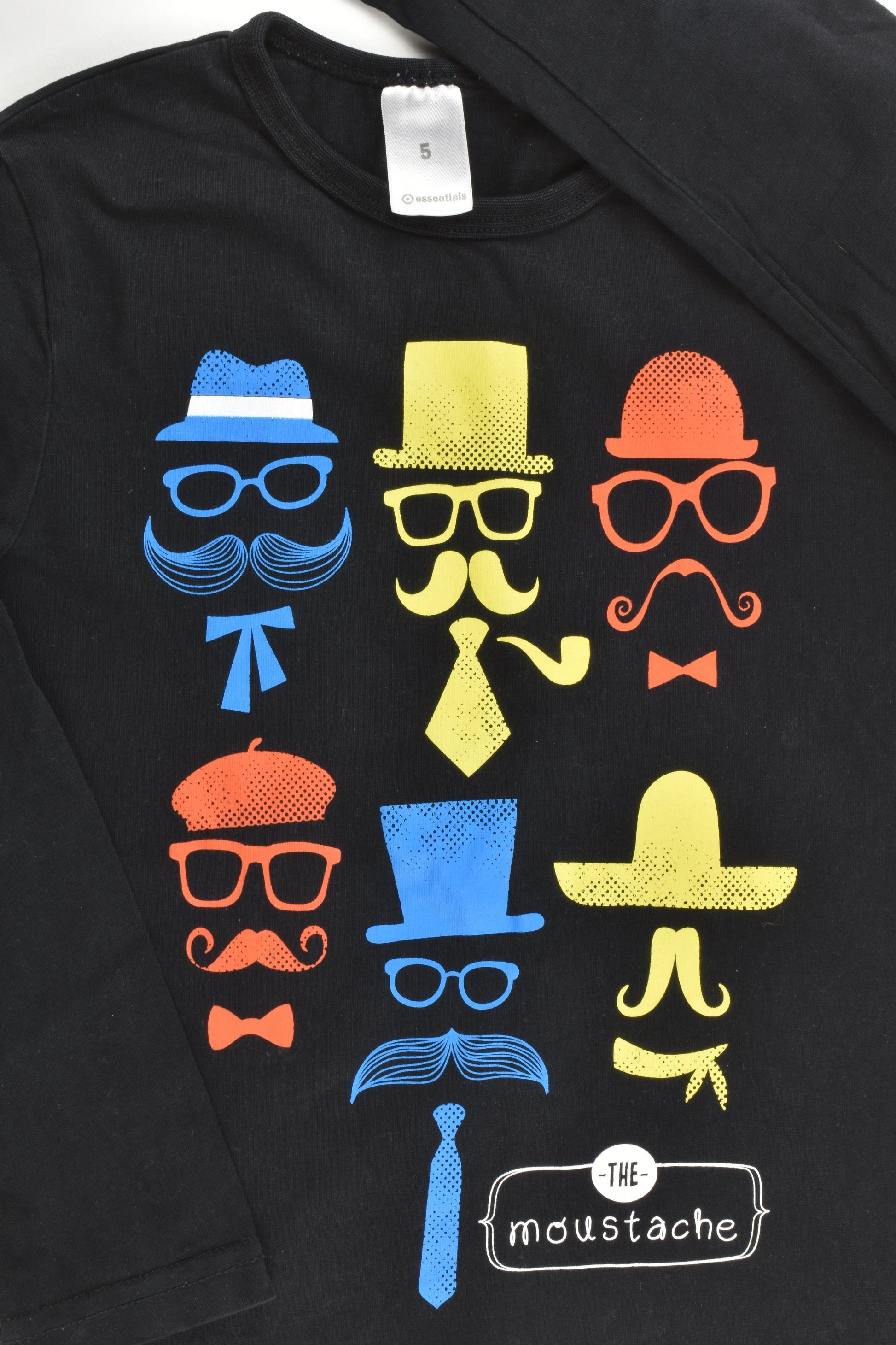 Target Size 5 "The Moustache" Top