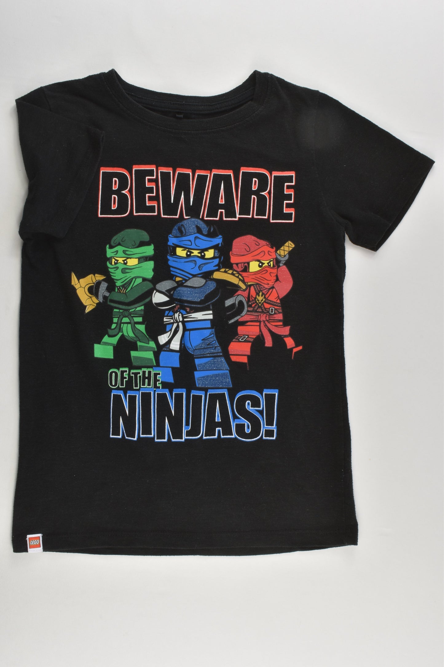 Target Size 6 'Beware Of The Ninjas!' T-shirt