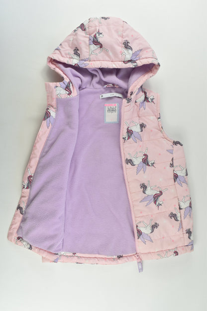 Target Size 6 Fleece Lined Hooded Unicorn Puffer Vest