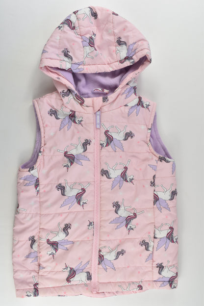 Target Size 6 Fleece Lined Hooded Unicorn Puffer Vest