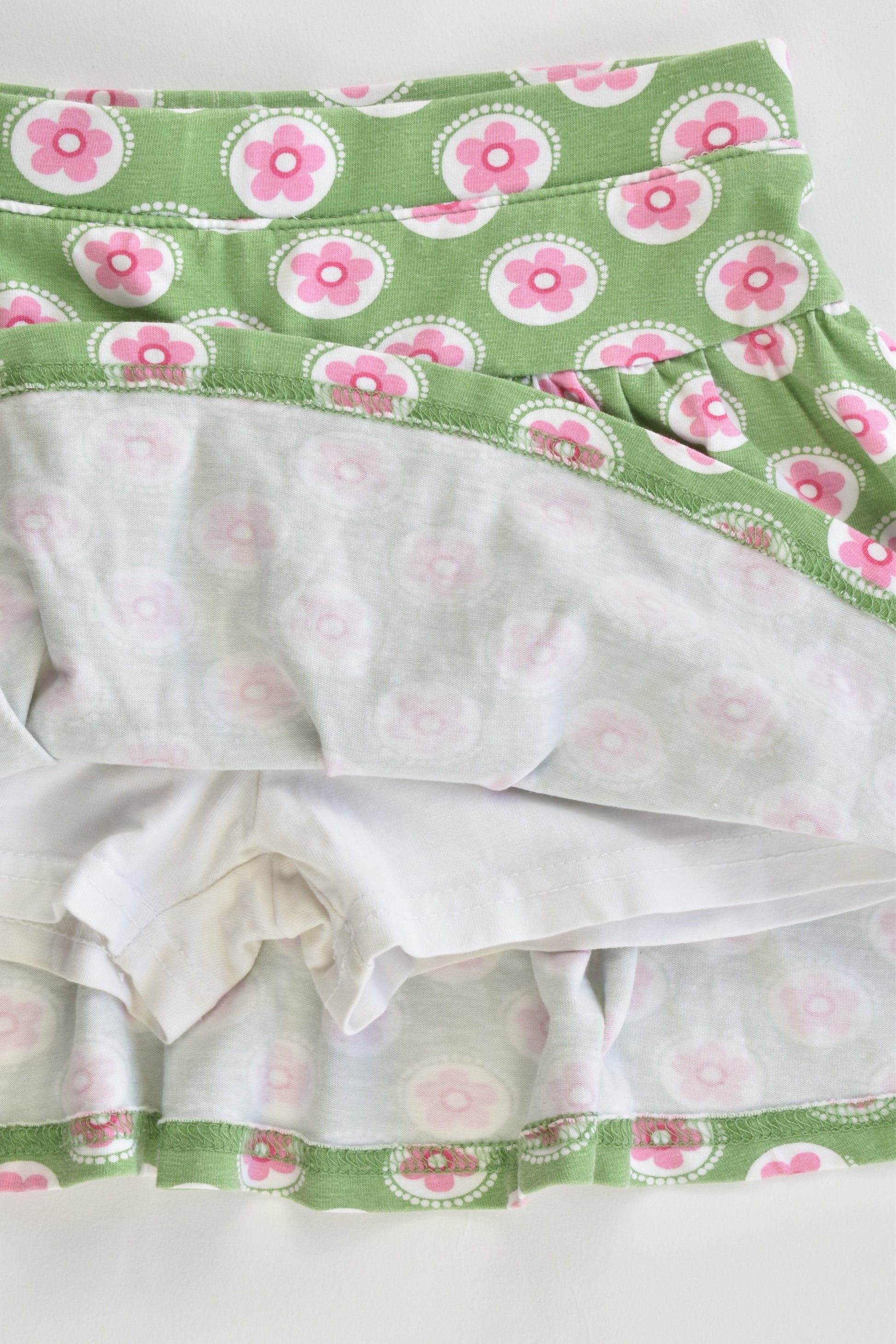Target Size 6 Floral Skirt (with Shorts Underneath)