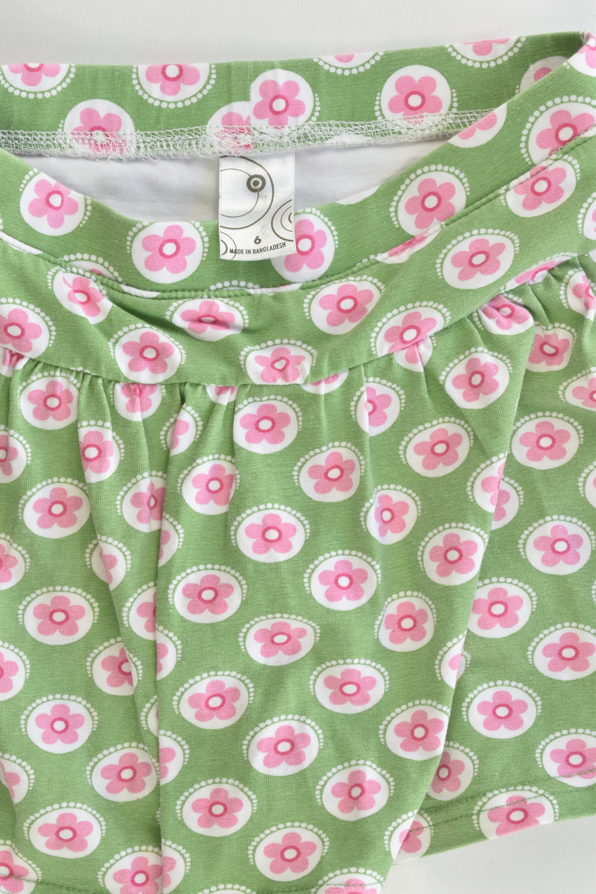 Target Size 6 Floral Skirt (with Shorts Underneath)