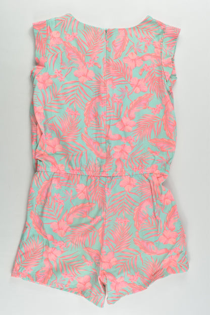 Target Size 6 Flowers and Leaves Playsuit