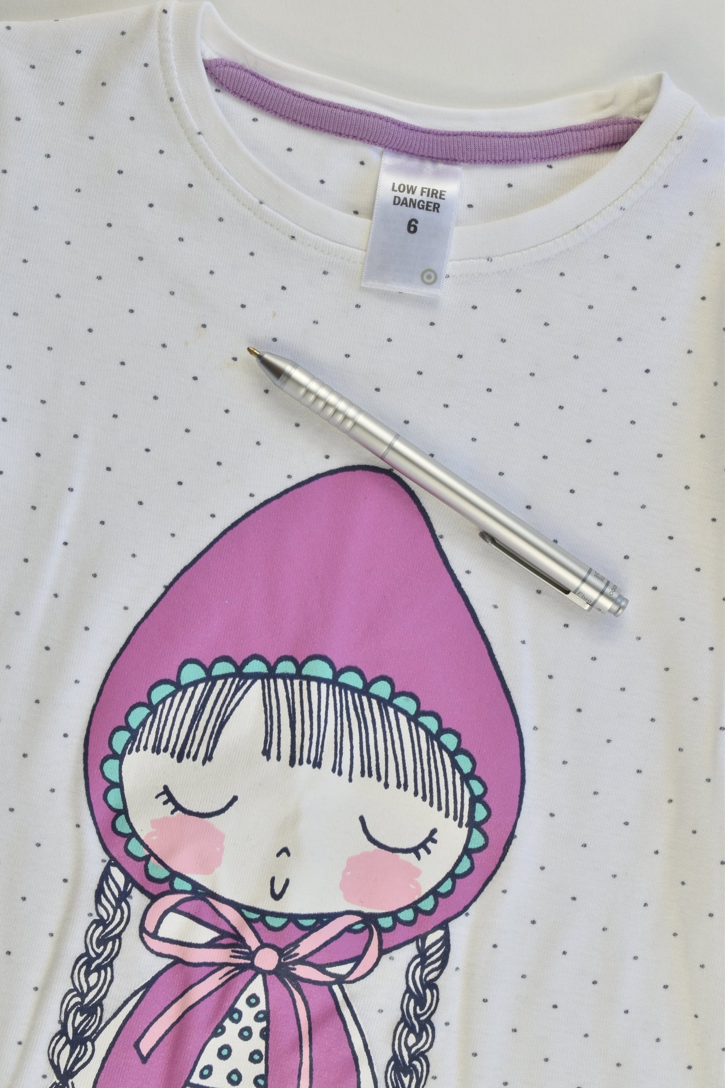 Target Size 6 Girl and Forest Animals Pj Set