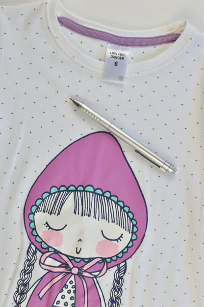 Target Size 6 Girl and Forest Animals Pj Set