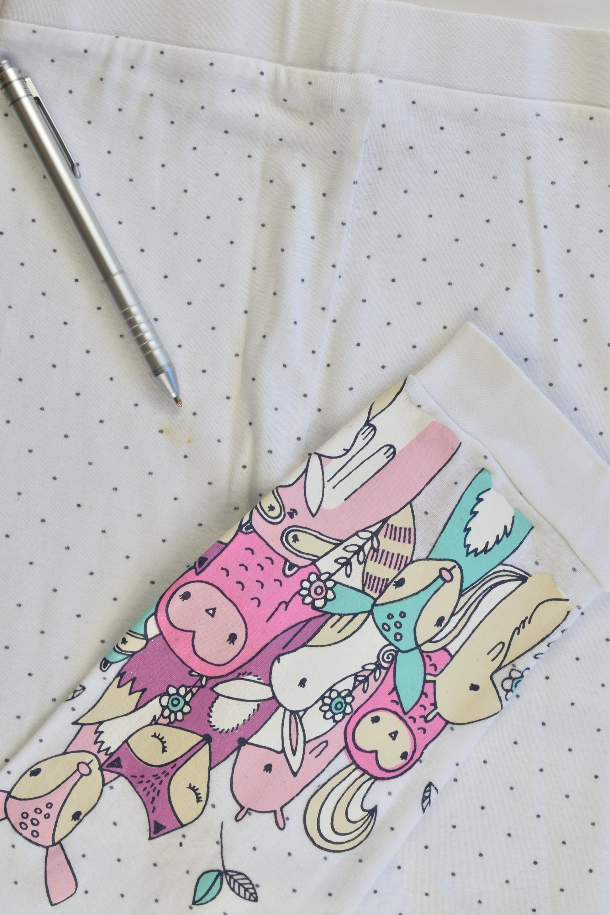 Target Size 6 Girl and Forest Animals Pj Set