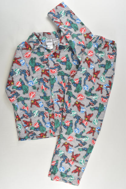 Target Size 6 Marvel Avengers Flannelette Pyjamas