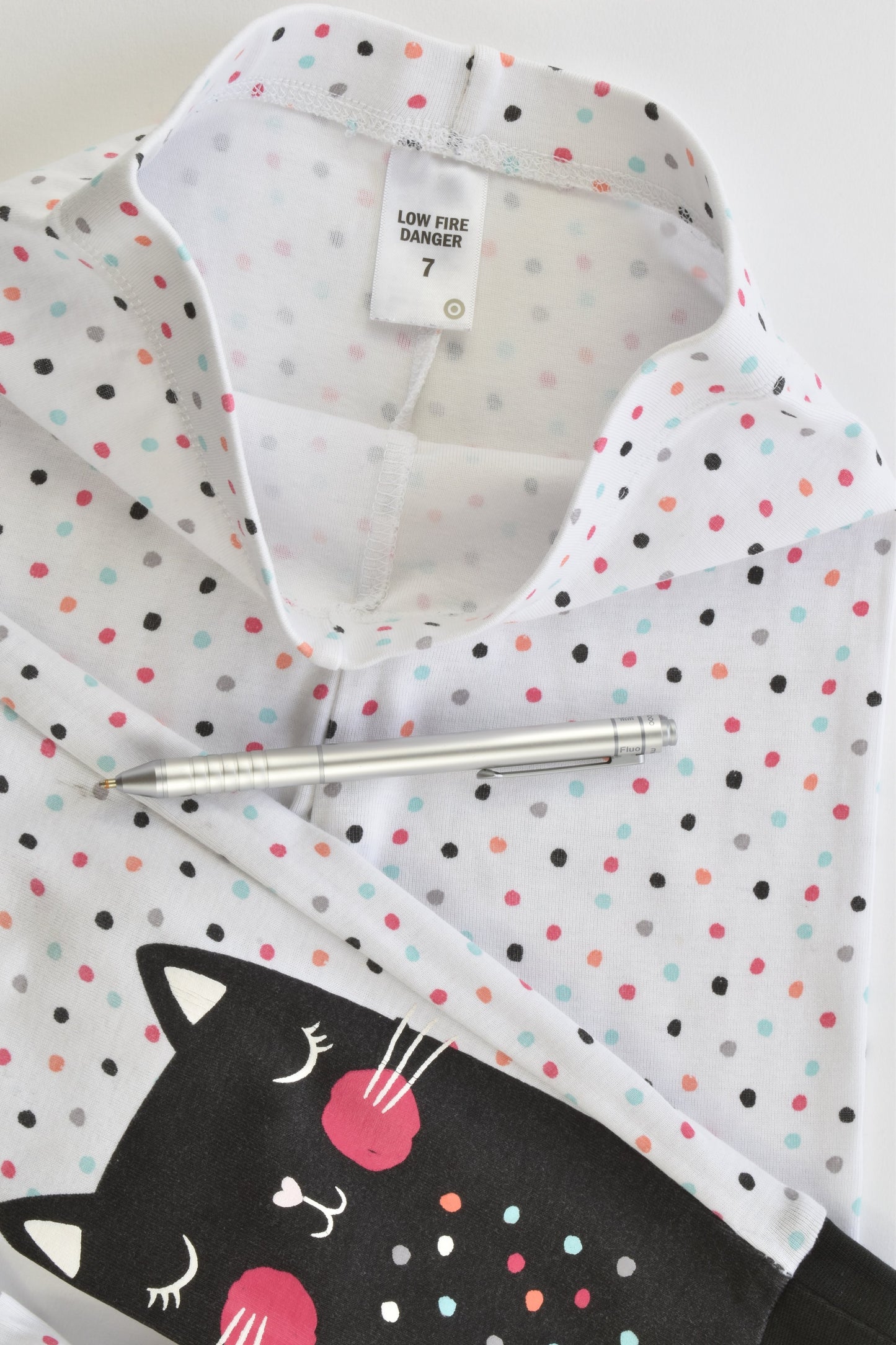 Target Size 7 Dots and Cat Pj Set