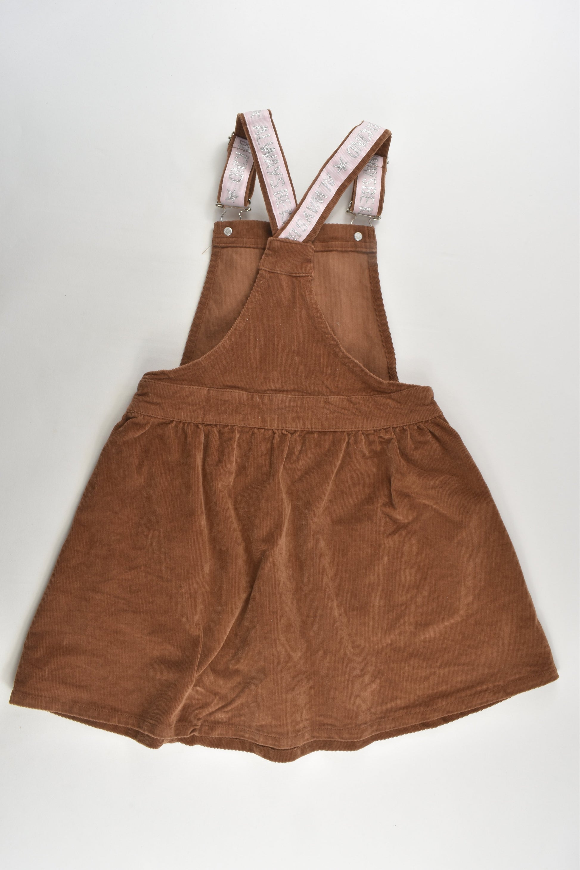 Target Size 7 Stretchy 'Always Be Kind' Cord Pinafore