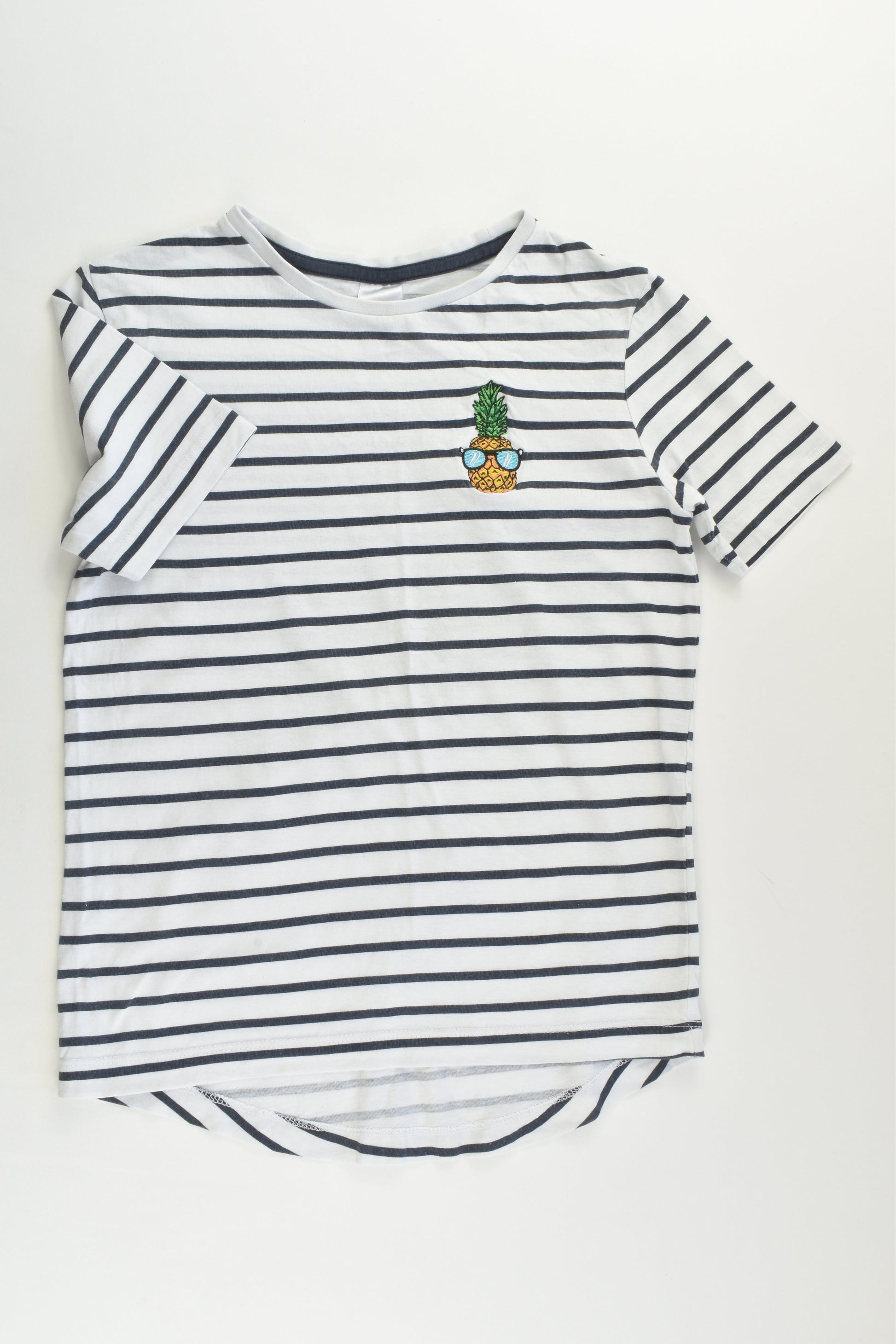 Target Size 7 Striped Pineapple Patch T-shirt