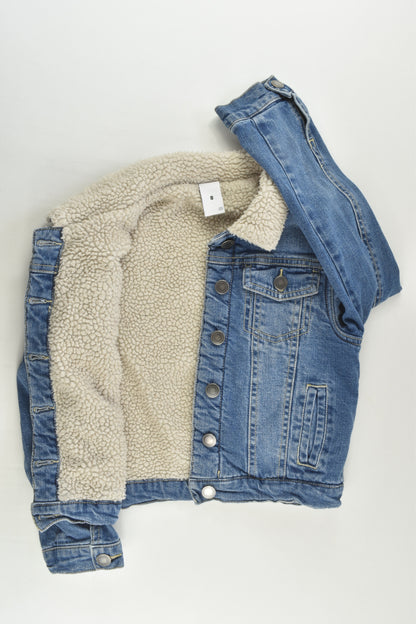 Target Size 8 Sherpa Denim Jacket