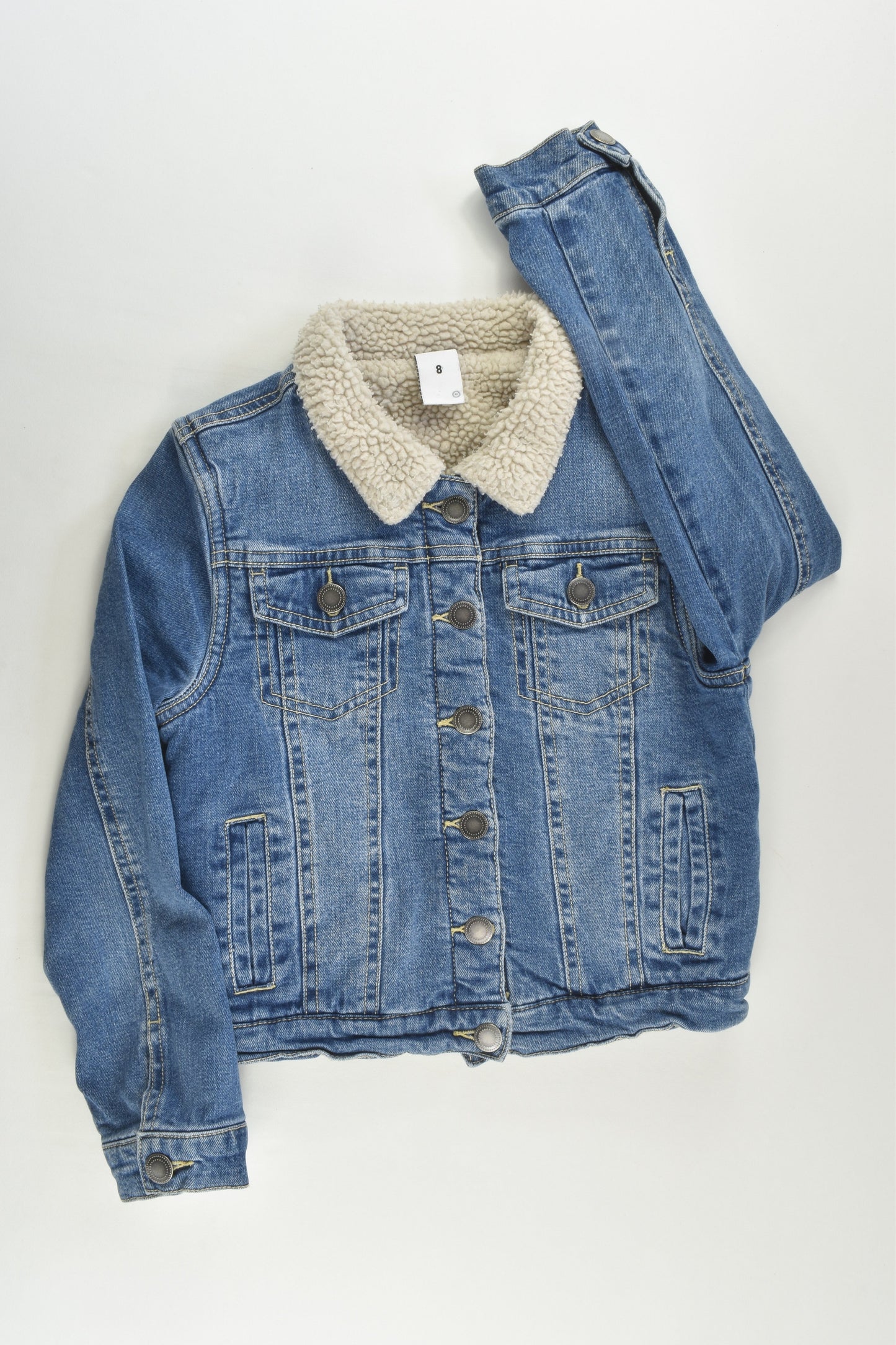 Target Size 8 Sherpa Denim Jacket