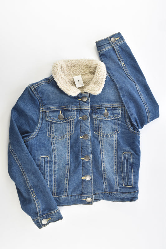 Target Size 8 Warm Sherpa Denim Jacket