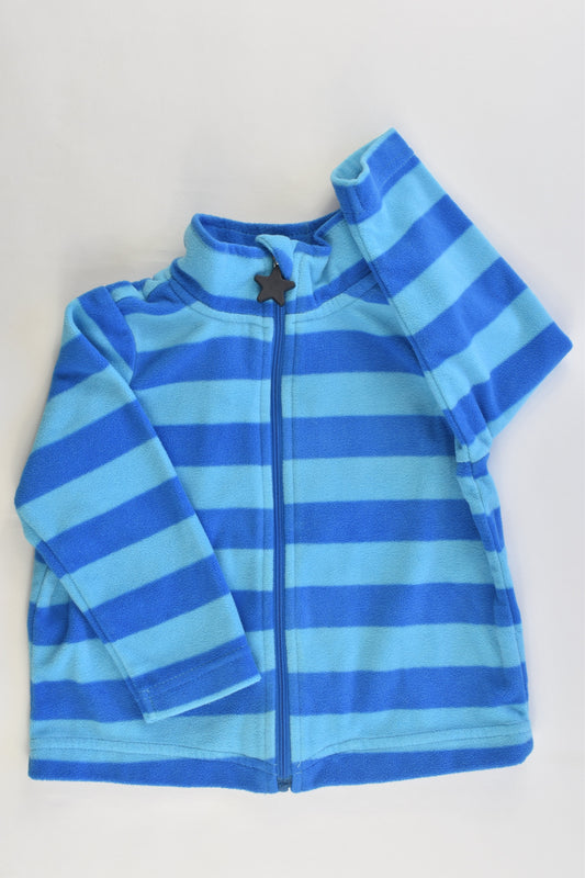 TCM (Tchibo Certified Merchandise) Size 74-80 cm (0) Striped Fleece Jumper