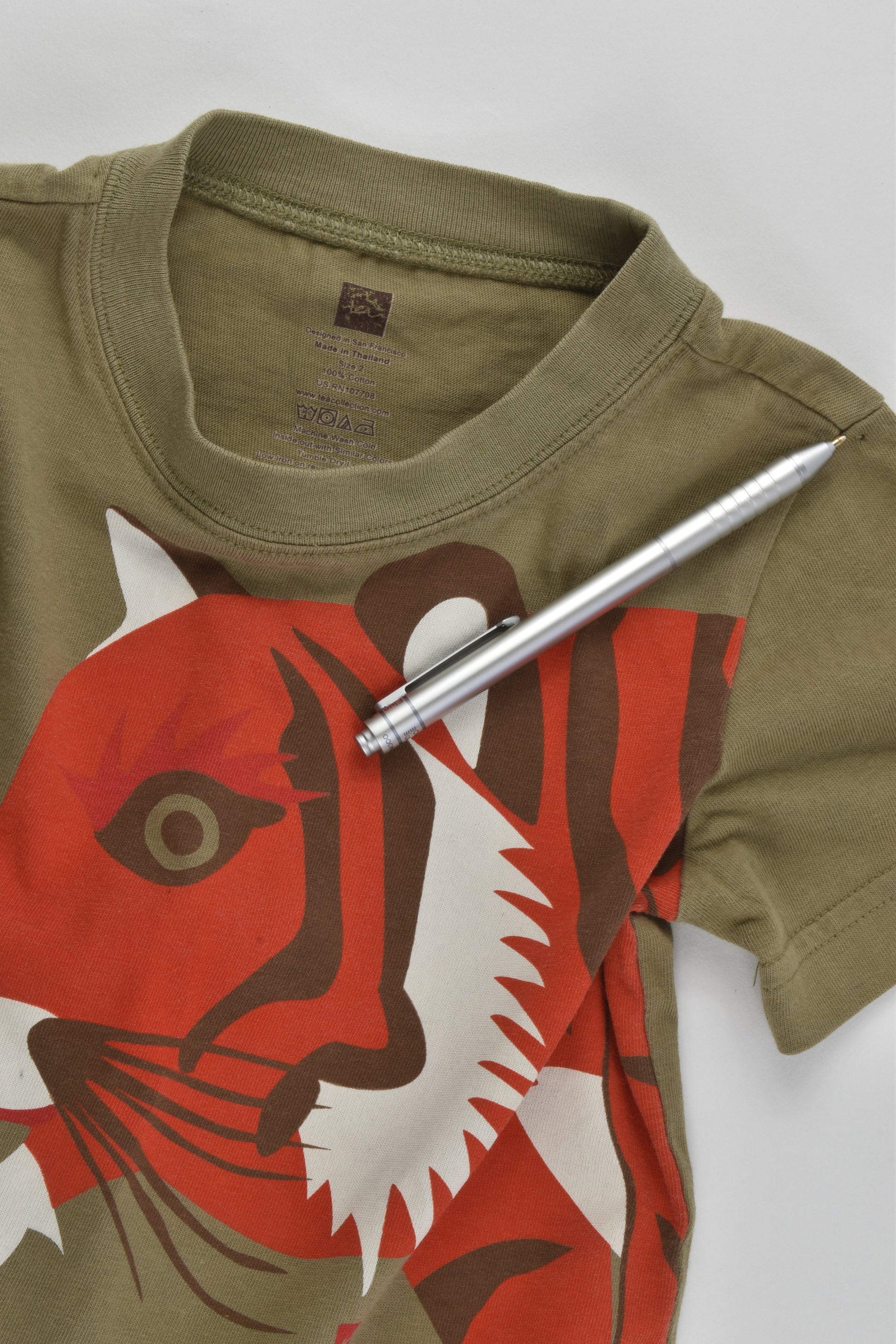 Tea Collection Size 2 Tiger T-shirt