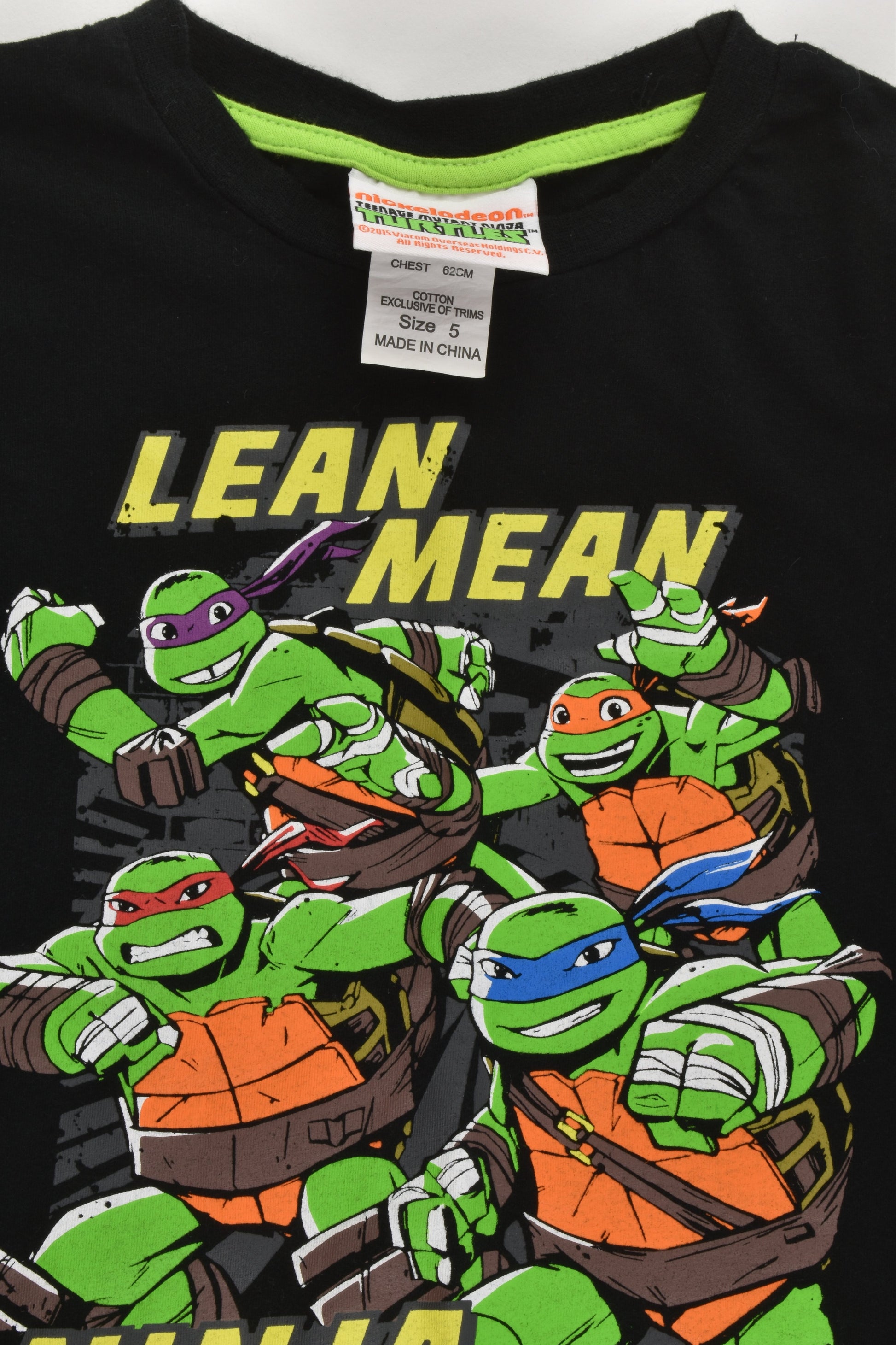 Teenage Mutant Ninja Turtles Size 5 'Lean Mean Ninja Team' Top