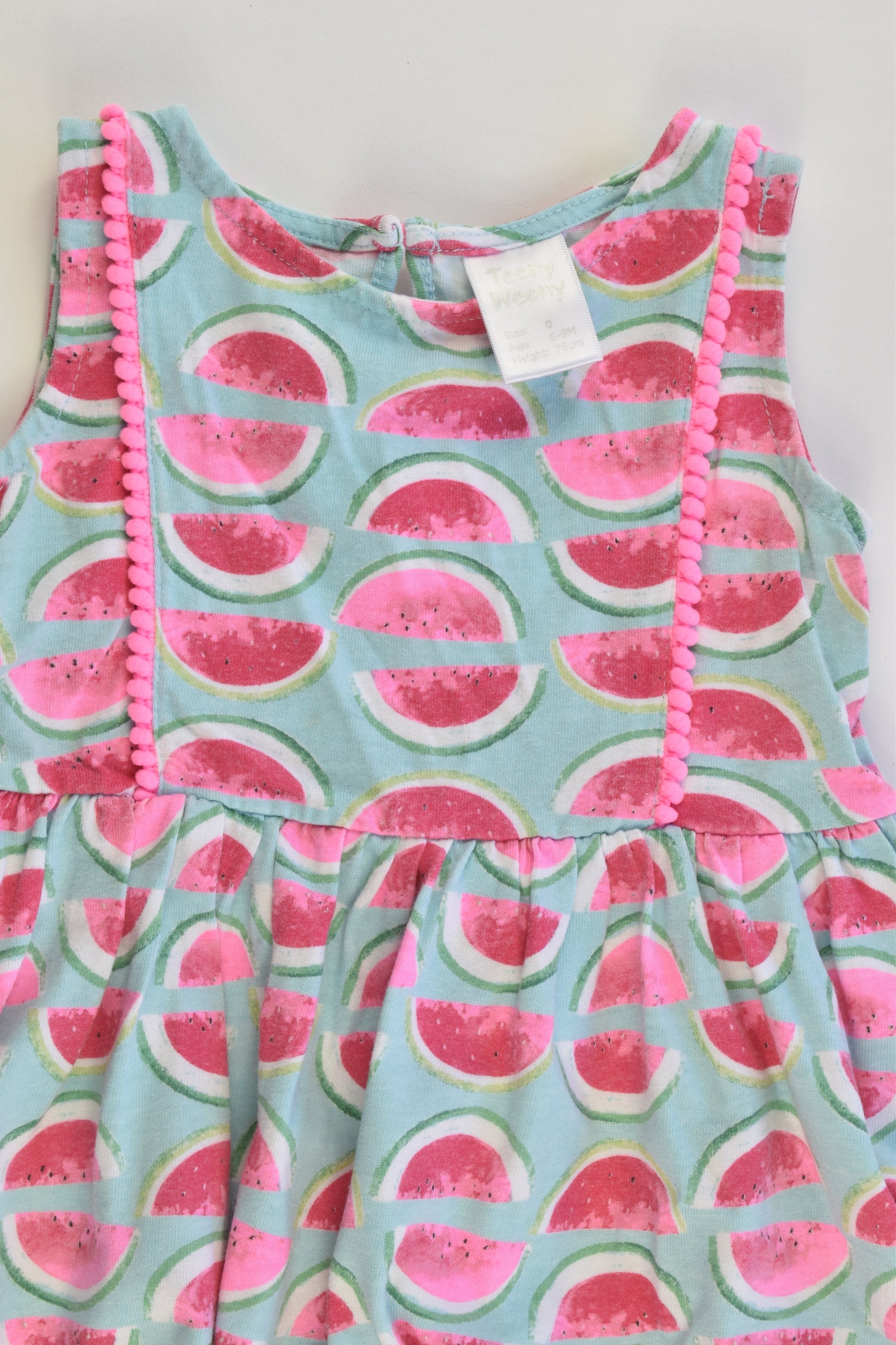 Teeny Weeny Size 0 (6-9 months, 76 cm) Watermelon Dress