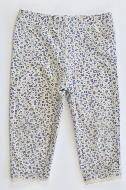 Tex Baby (Spain) Size 000-00 (3 months) Floral Leggings