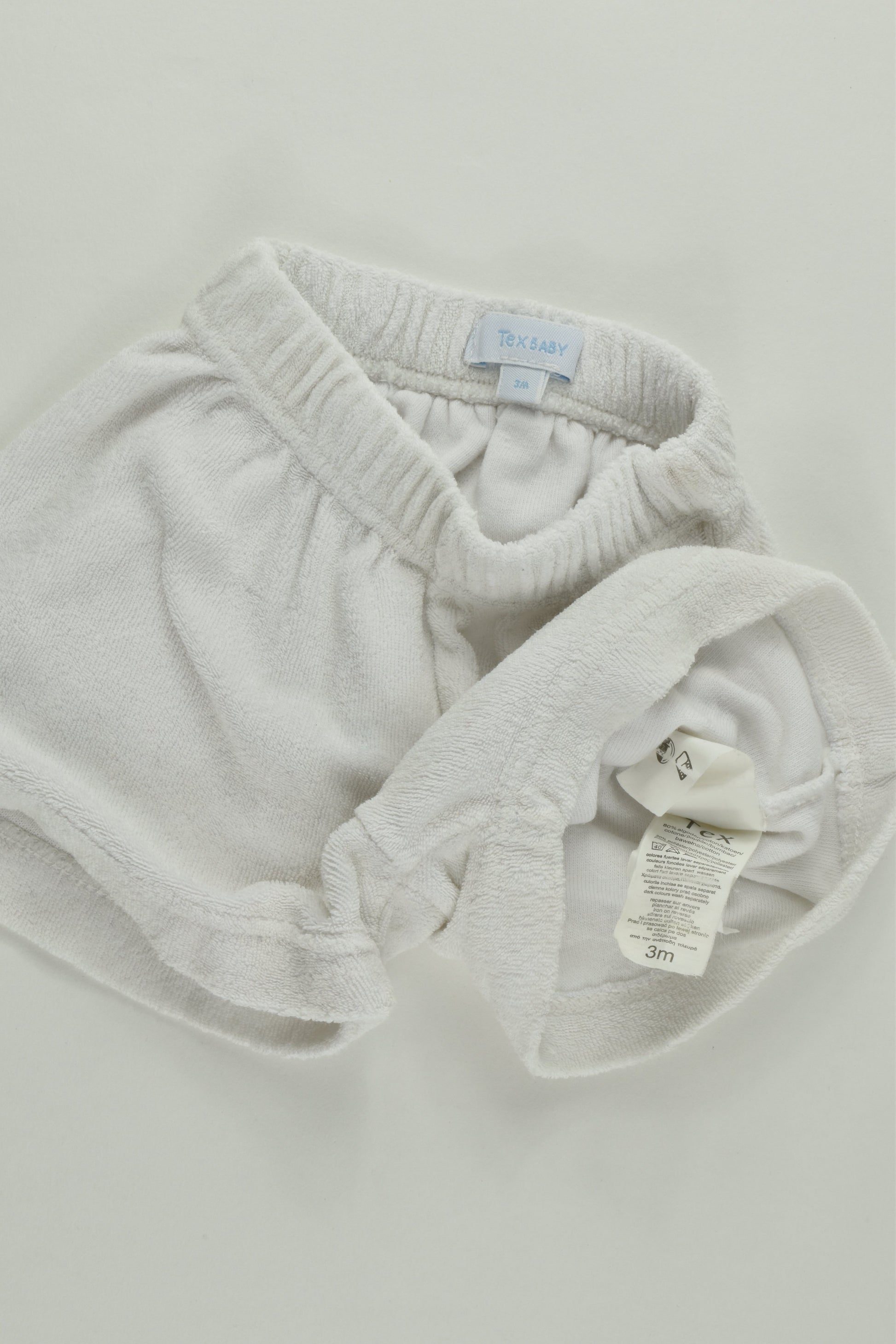 Tex Baby (Spain) Size 000 (3 months) Terry Shorts