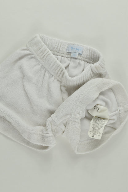 Tex Baby (Spain) Size 000 (3 months) Terry Shorts