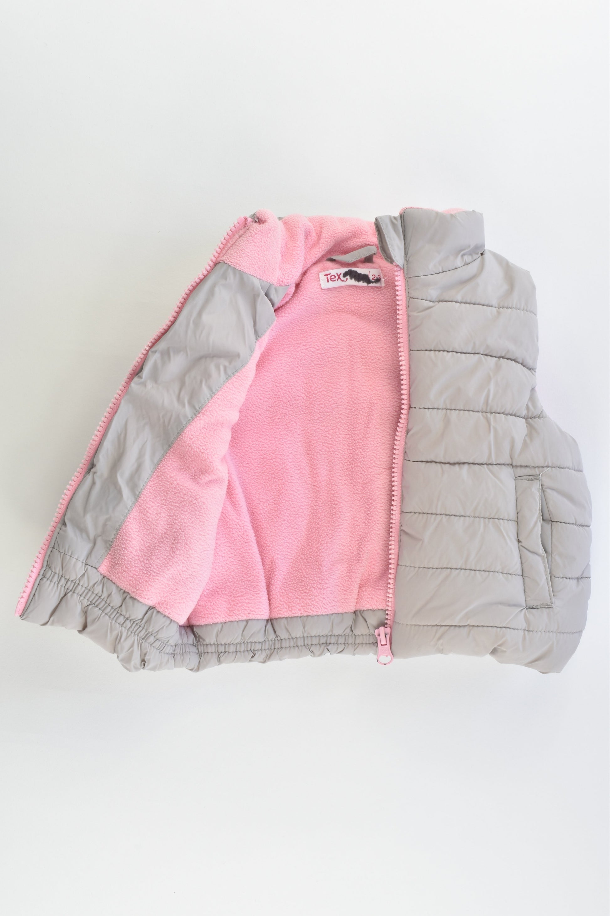 TEX (Spain) Size 0-1 Warm Puffer Vest with Fleece Lining