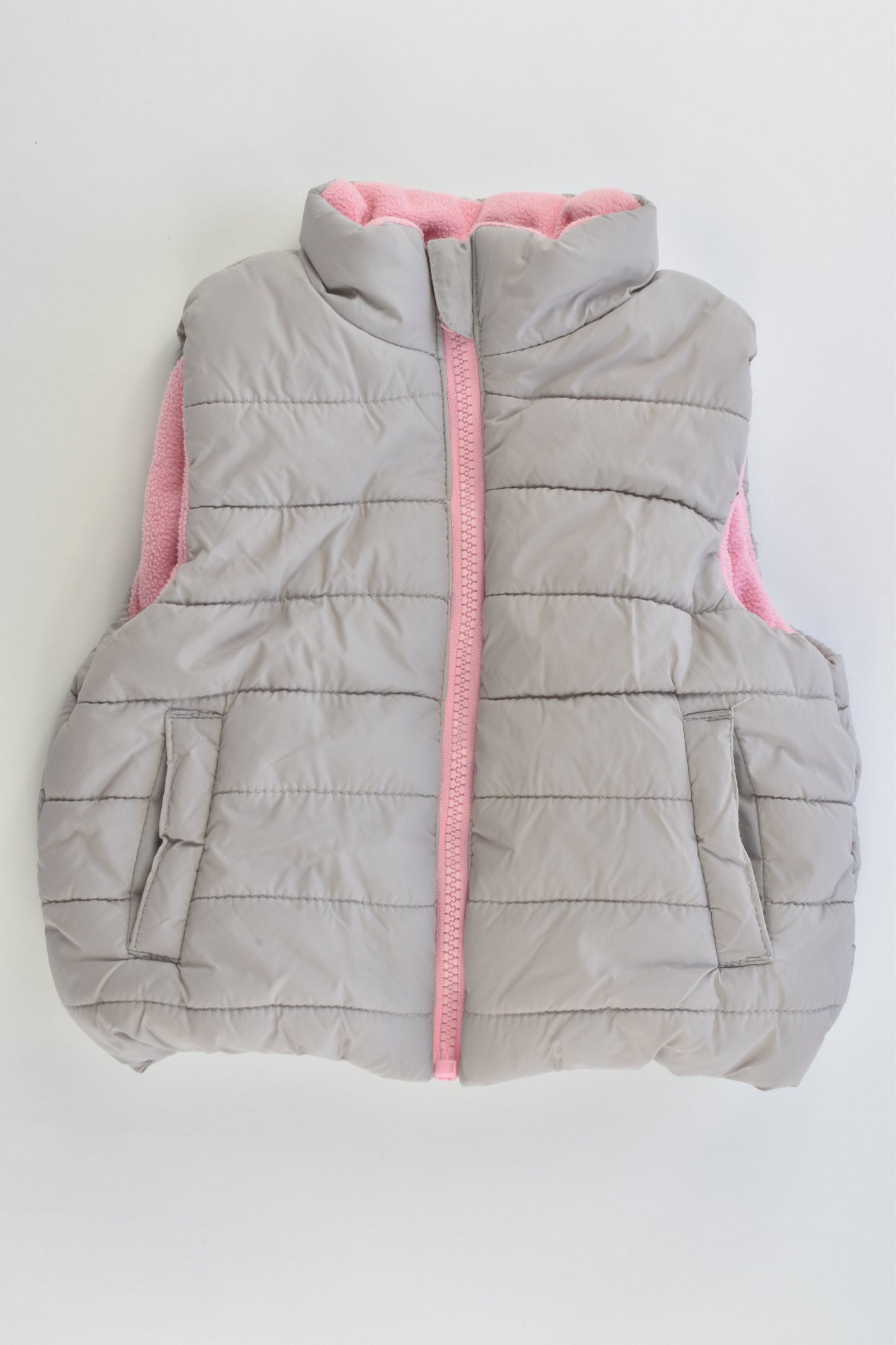 TEX (Spain) Size 0-1 Warm Puffer Vest with Fleece Lining