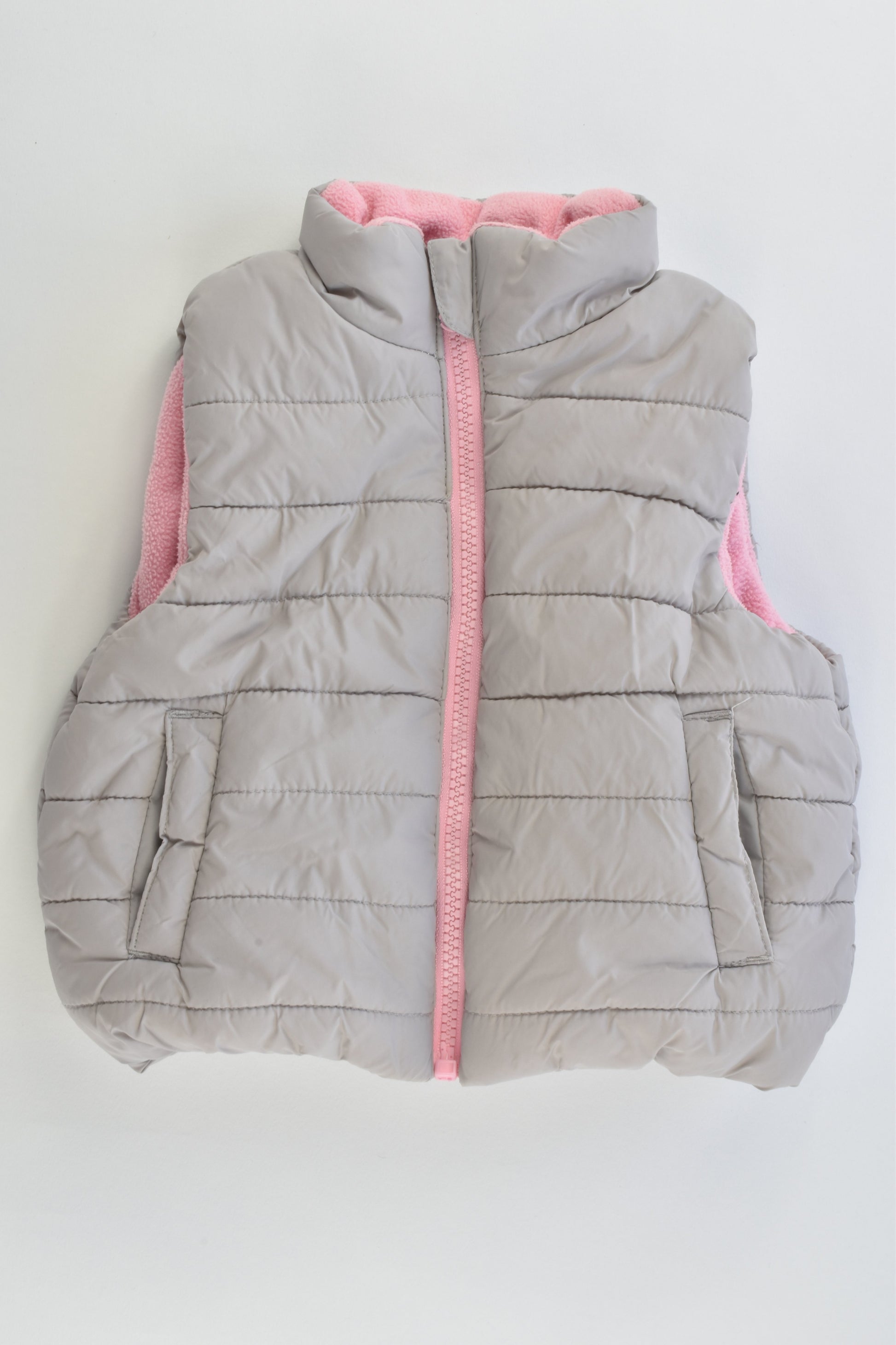 TEX (Spain) Size 0-1 Warm Puffer Vest with Fleece Lining