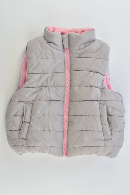 TEX (Spain) Size 0-1 Warm Puffer Vest with Fleece Lining