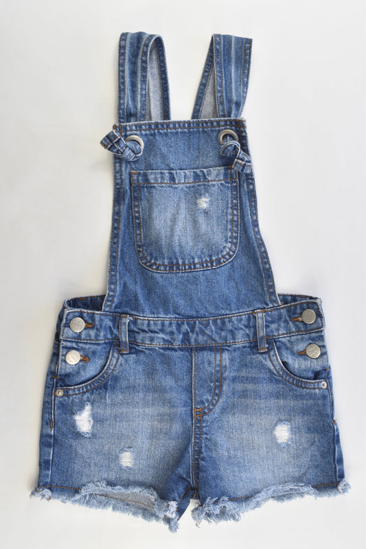 The 1964 Denim Company Size 7 Denim Short Overalls