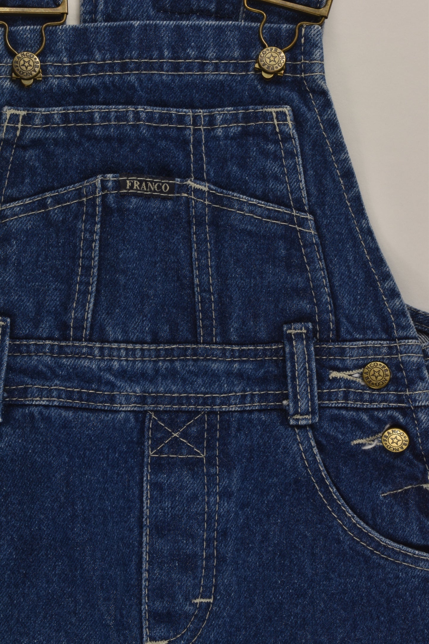 The Franco Denim Size 4 (104 cm) Denim Overalls