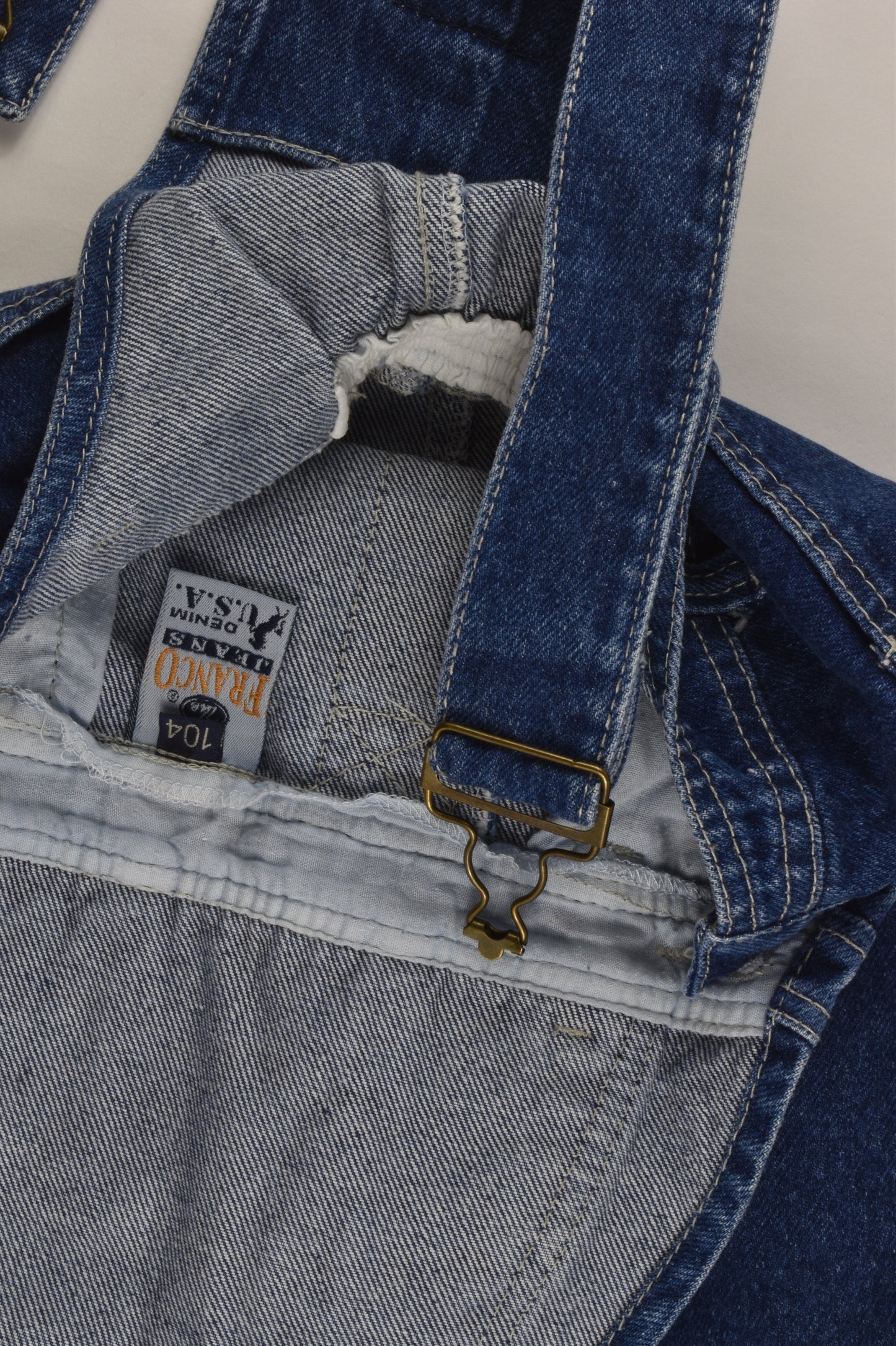 The Franco Denim Size 4 (104 cm) Denim Overalls
