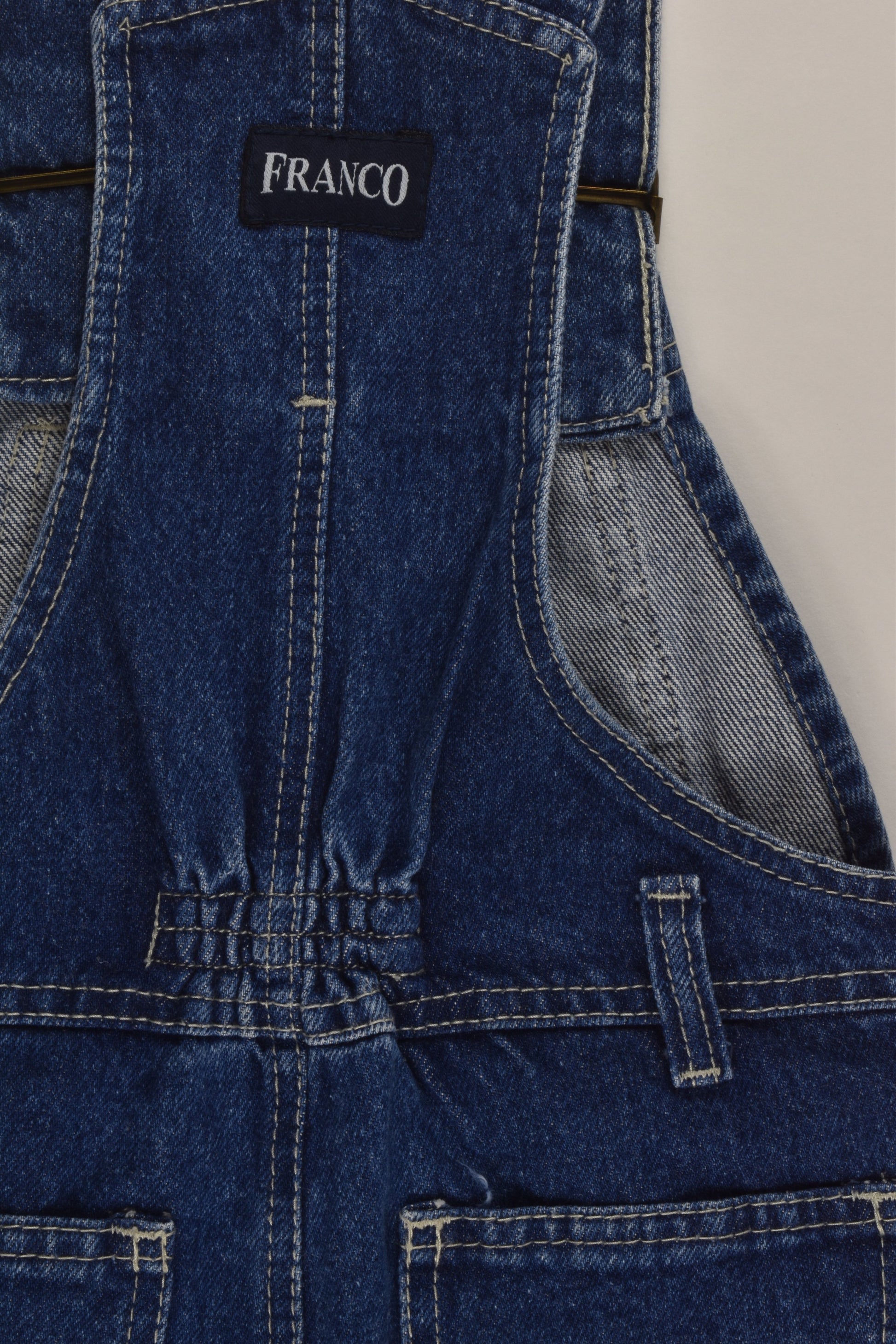The Franco Denim Size 4 (104 cm) Denim Overalls