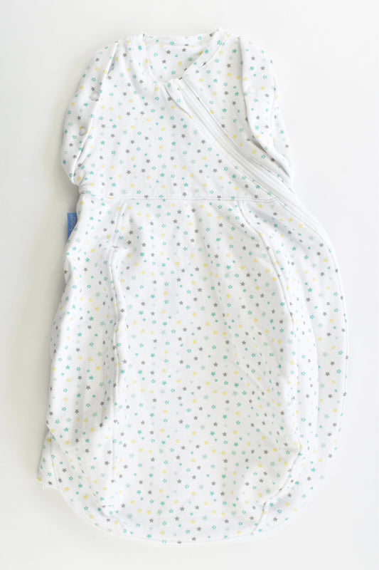 The Gro Company Size 000 (0-3 months) Approx 1 Tog Stars Swaddle