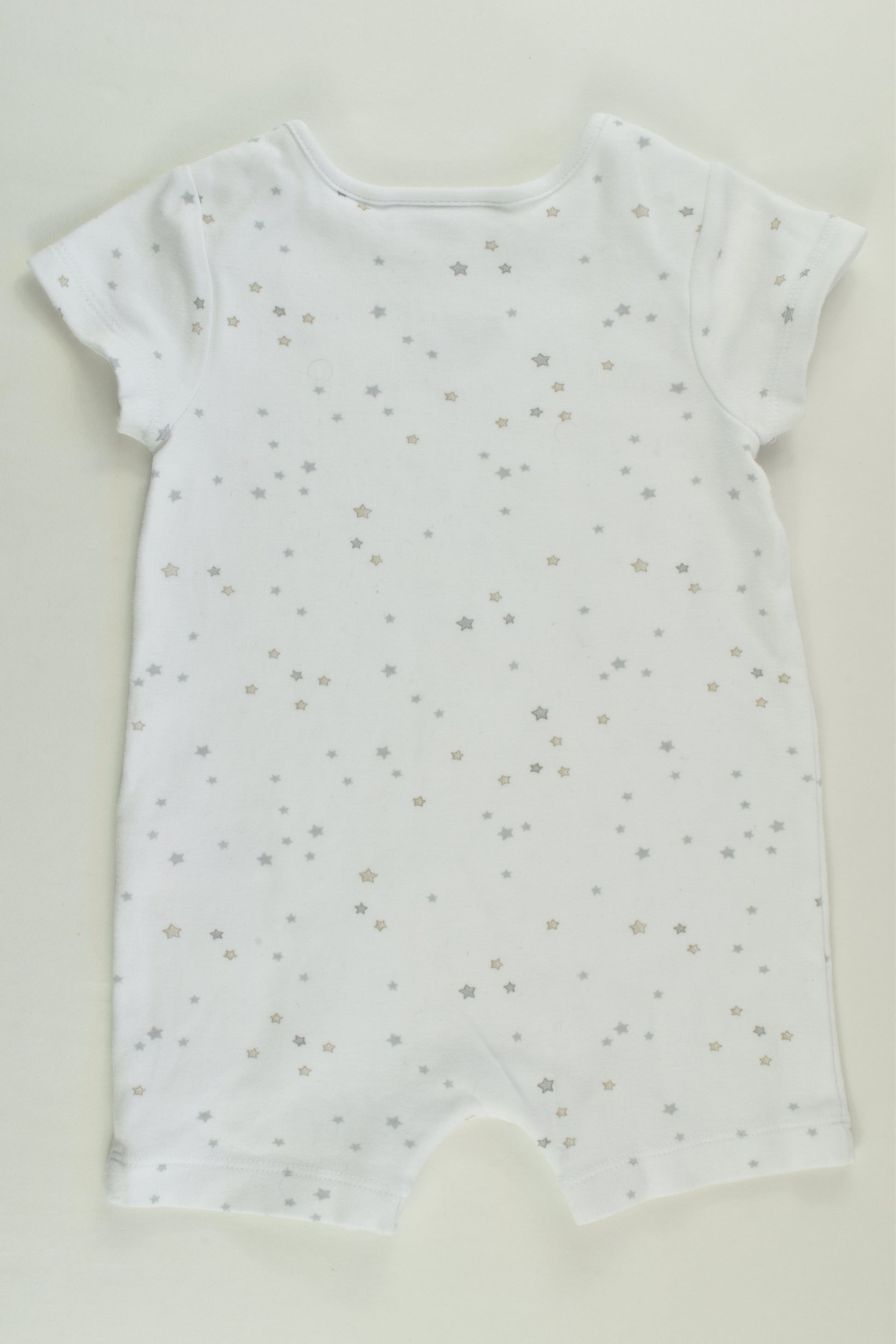 The Little White Company (London) Size 00 (3-6 months) Short Elephant Romper