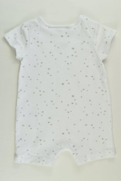 The Little White Company (London) Size 00 (3-6 months) Short Elephant Romper