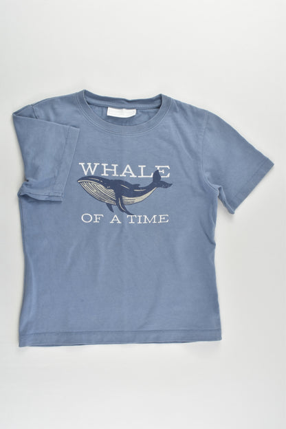 The Little White Company (London) Size 3-4 'Whale Of A Time' T-shirt