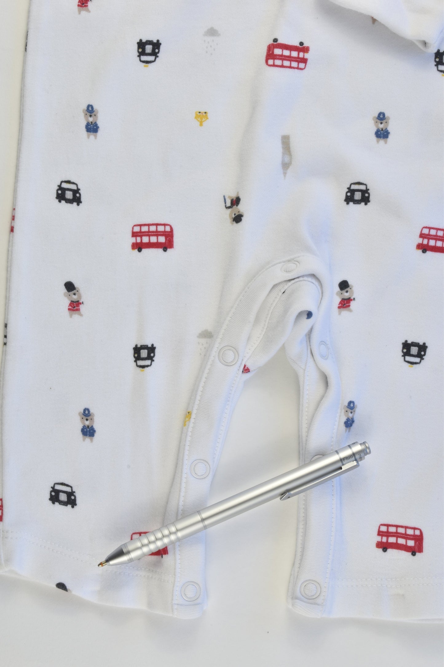 The Little White Company Size 00 (3-6 months, up to 68 cm) London Romper