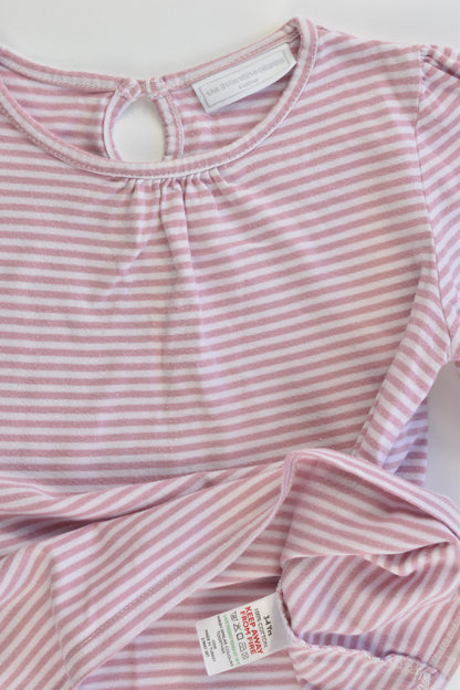 The Little White Company (UK) Size 3-4 Striped Pj Set
