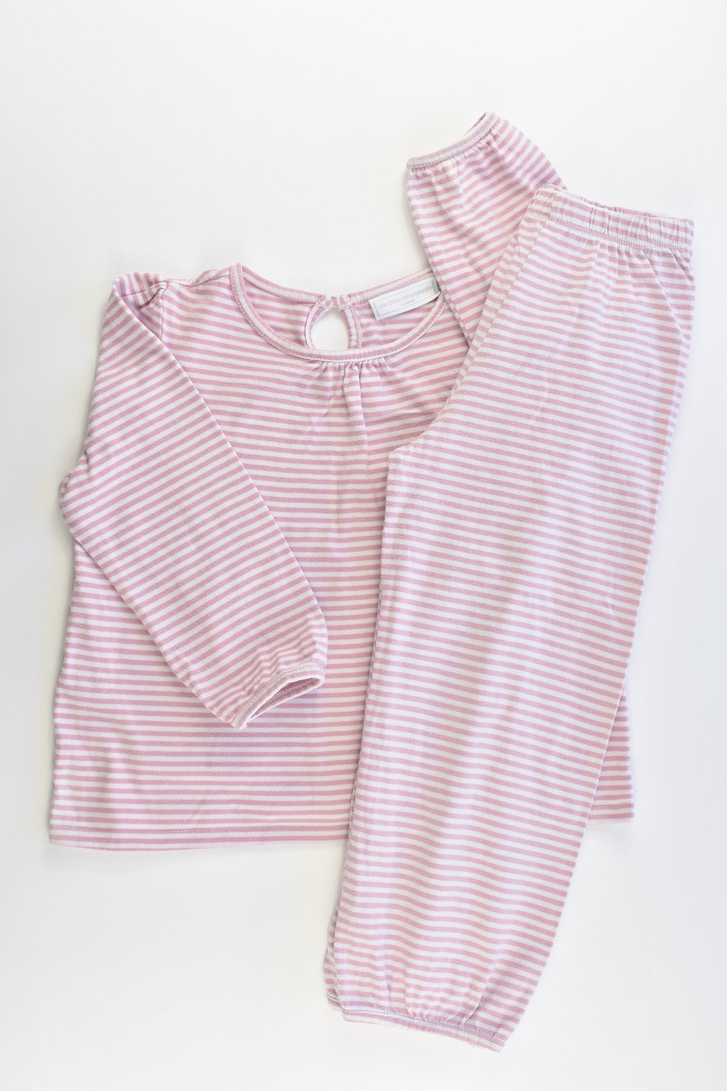 The Little White Company (UK) Size 3-4 Striped Pj Set
