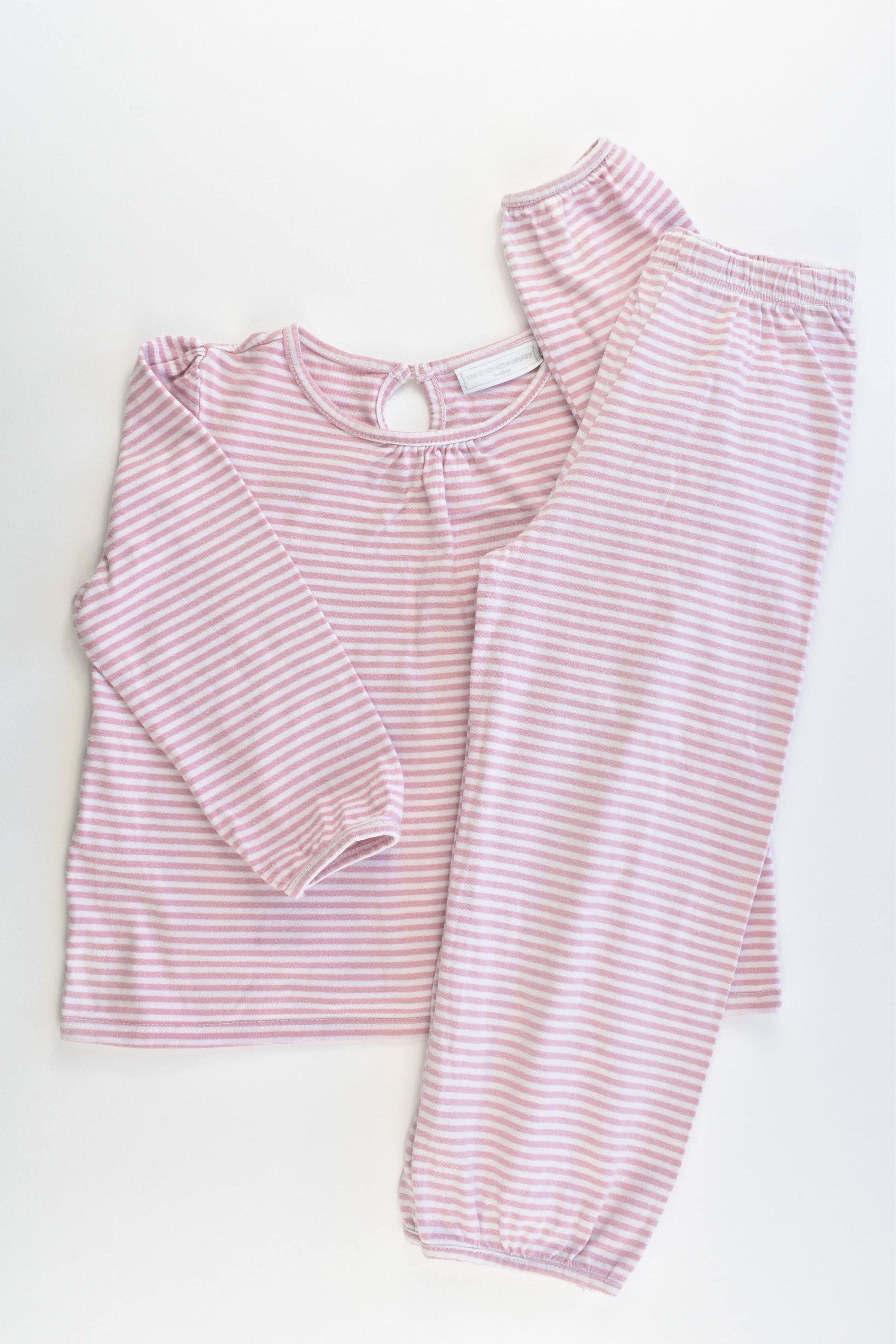 The Little White Company (UK) Size 3-4 Striped Pj Set