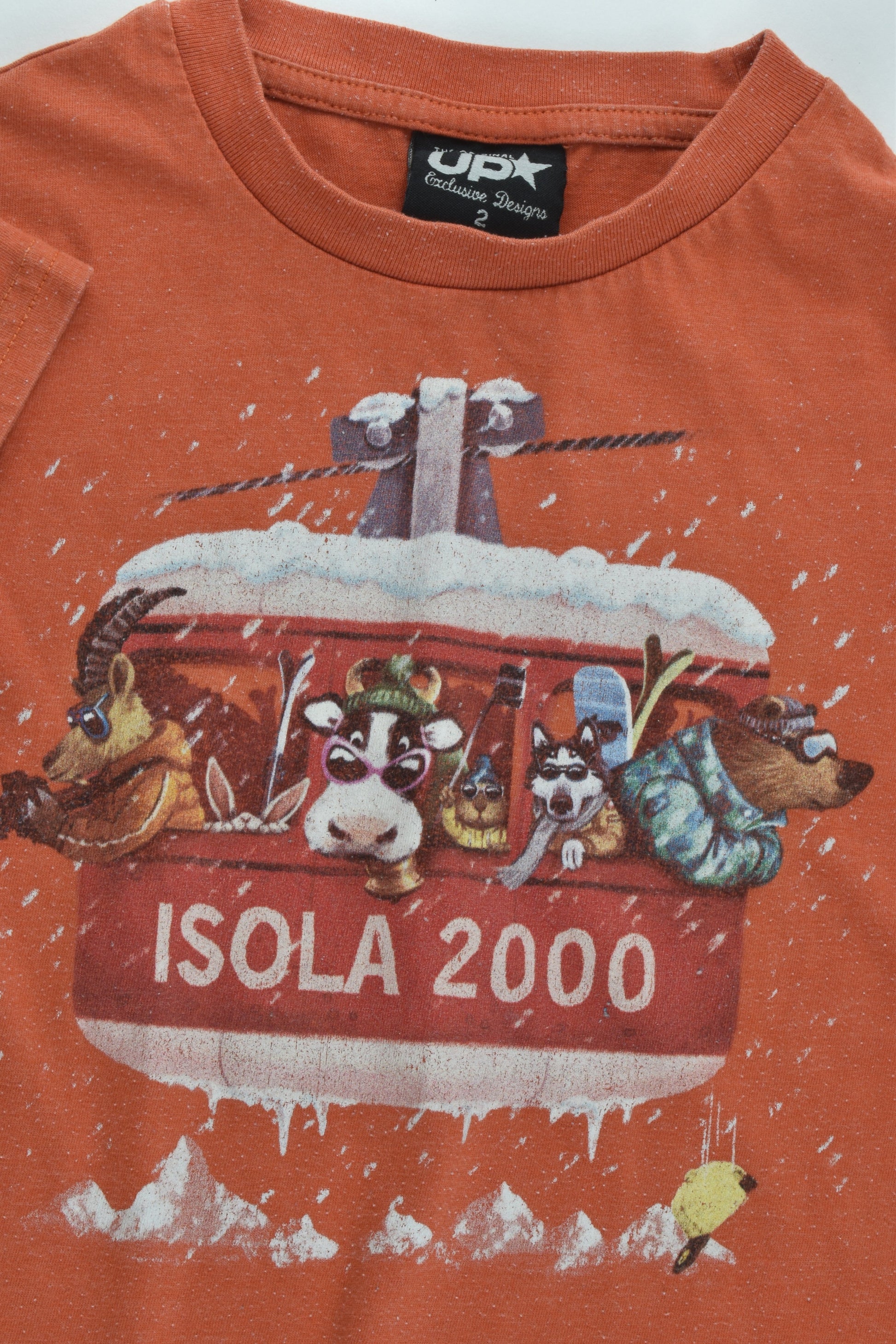 The Original Up (France) Size 2 'Isola 2000' T-shirt