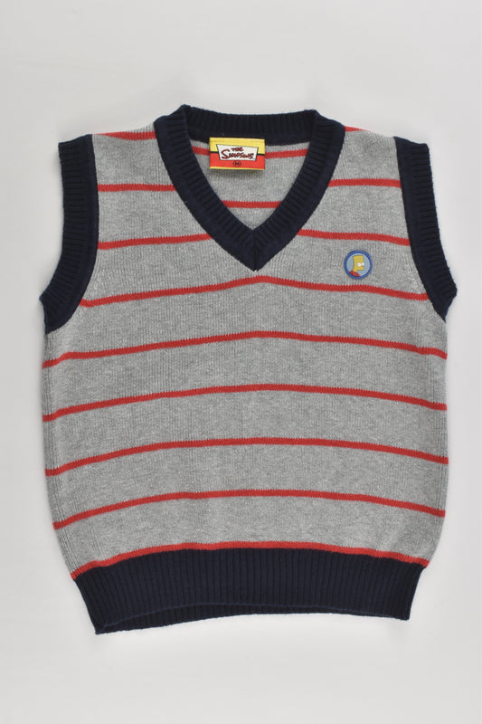 The Simpsons Size approx 1-2 Knitted Vest