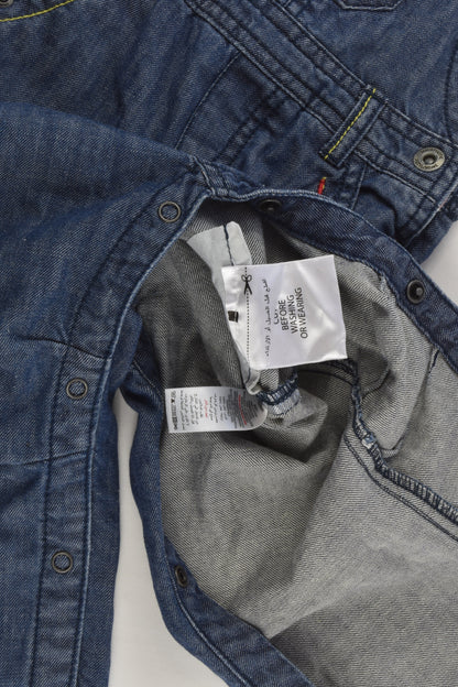 The Smurfs Size 0 (12 months) Denim Overalls