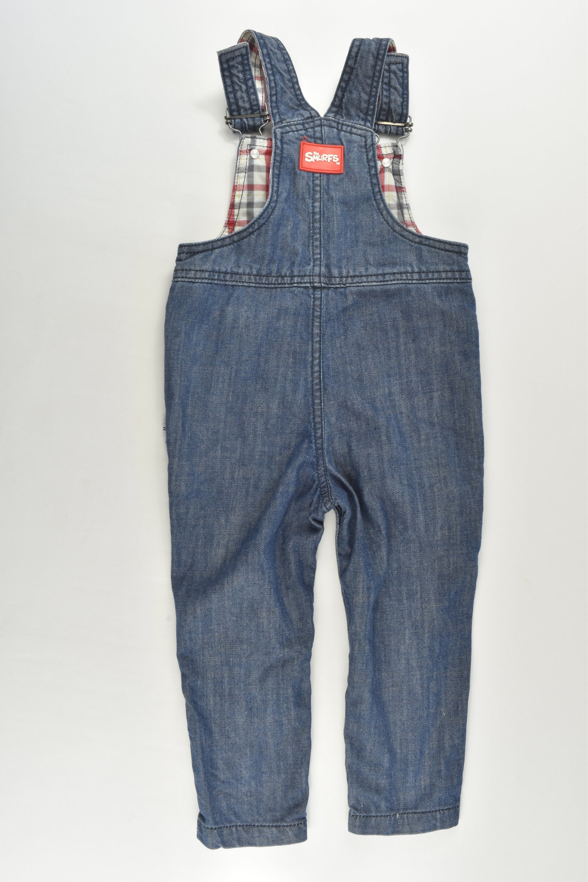 The Smurfs Size 0 (12 months) Denim Overalls