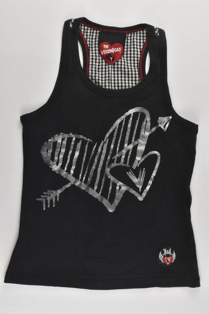 The Veronicas Size 7 Two Love Hearts Top