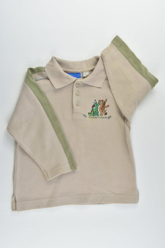 The Wiggles (Old School) Size 2 Collared Top