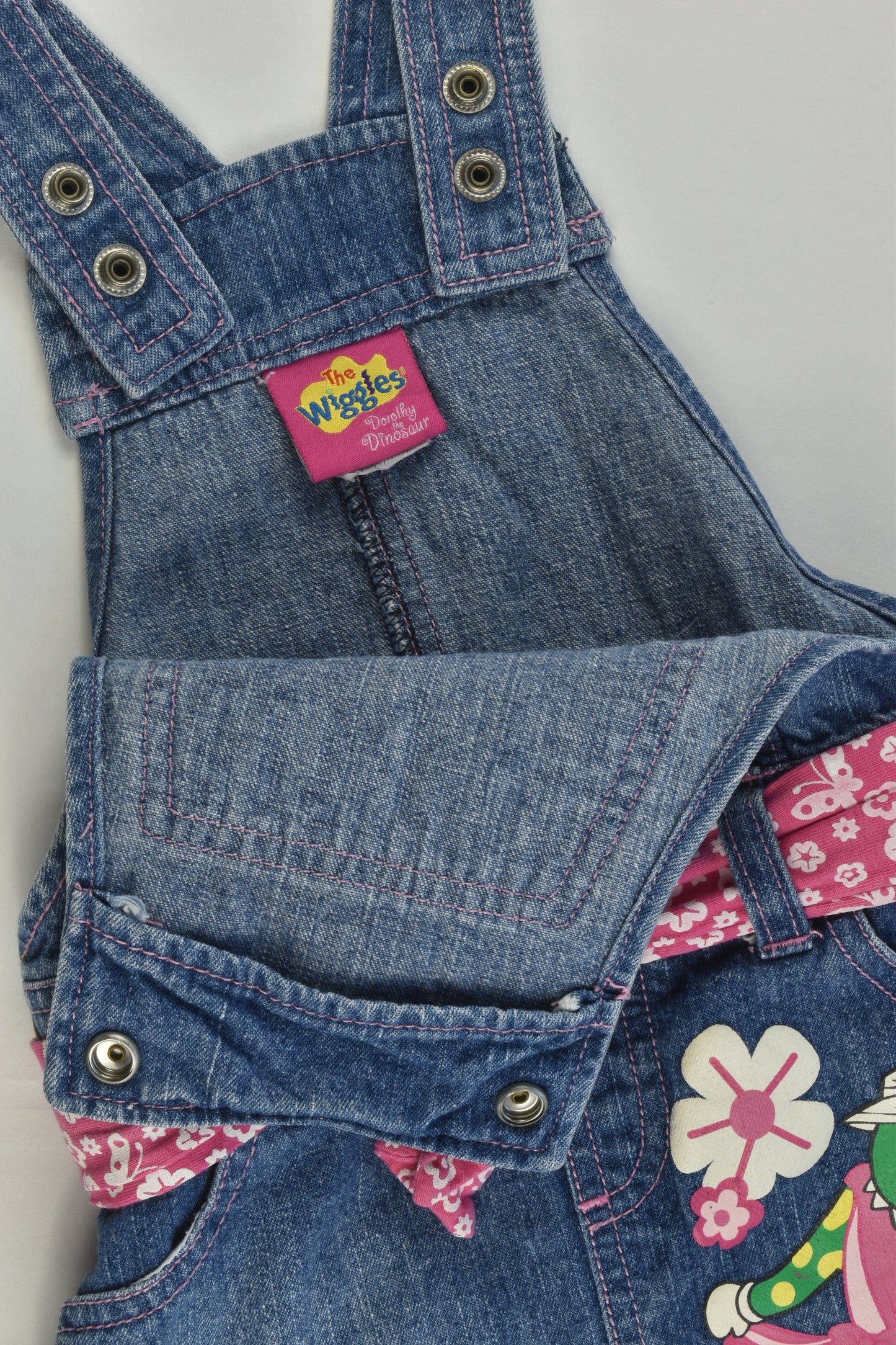 The Wiggles Size 2 Dorothy The Dinosaur Denim Dress