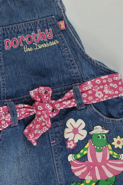 The Wiggles Size 2 Dorothy The Dinosaur Denim Dress